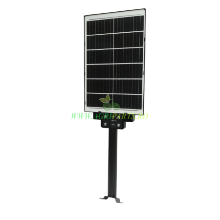Lampa solara LED 300W iluminat stradal 6500K cu panou solar, telecomanda, senzor[...] [5]
