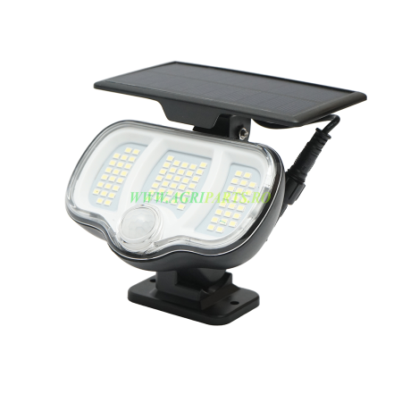 Accesorii - Lampa solara LED cu panou 0.8W de perete, baterie 3.7V, 1200mAh si senzor de mis[...]