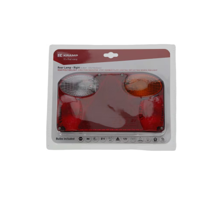 Electrice - Lampa remorca spate dreapta, rectangulara, 12/24V, 235x135x52mm, mufa baionetă 5 pini