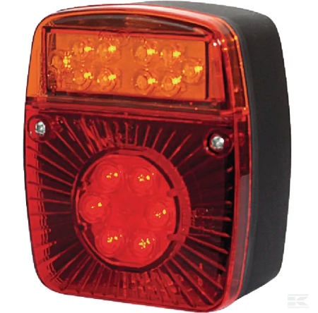 Accesorii - Lampa spate multifunctionala LED patrata 12-24V 121x101x56 mm