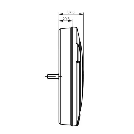 Lampa spate multifunctionala LED rotunda 12-24V diametru 152mm [3]