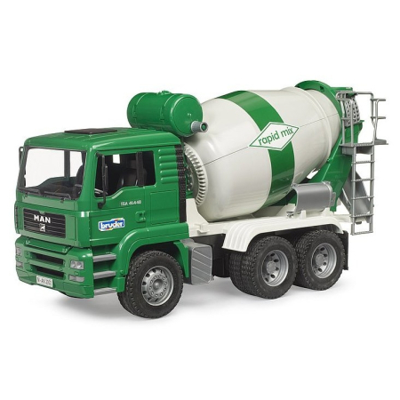Utilaje pentru constructii - MAN TGA Autobetoniera cu mixare rapida - Bruder 2739