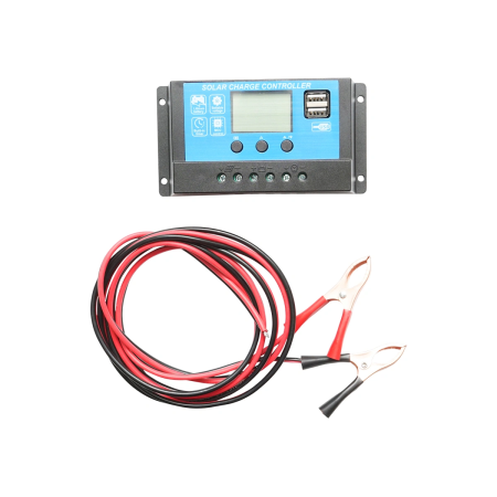 Panou solar 30W/18V cu regulator de incarcare 12/24V 10A [2]