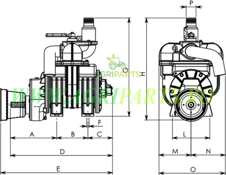 Pompa de vacuum vidanja, standard, Battioni Pagani MEC 1000M [4]