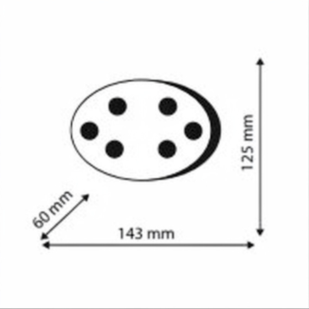 Proiector 8 LED oval 24W - 1800 lm [1]