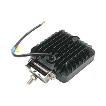 Proiector patrat LED cu DRL 9-80V, 36W alb-galben, carcasa aluminiu 103x103x38mm IP67 [2]
