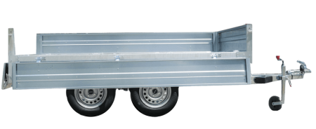 Remorci auto - Remorca Auto Cargo REPO QSD 2616 2600 x 1600 x 300 mm dublu-ax 750 kg.