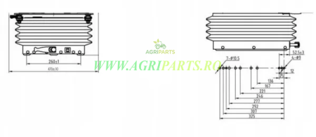 Scaun tractor din material textil, cu suspensie mecanica [3]