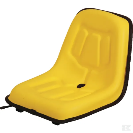 Scaune - Scaun tractor din PVC galben, fara suspensie