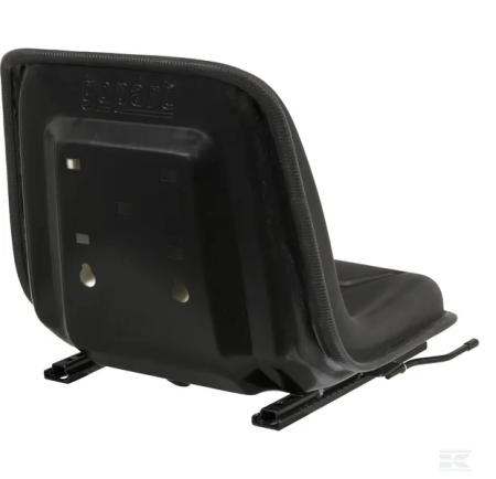 Scaun tractor din PVC, negru, fara suspensie [1]