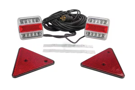 Electrice - Set iluminare remorca LED 12V, magnetic, cablu 7,5m