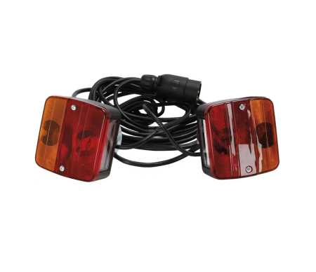 Electrice - Set lampi remorca magnetice 12V, cablu 12m