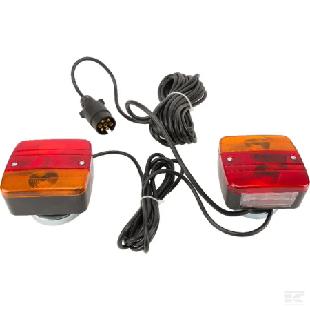 Accesorii - Set lampi spate combinate, magnetic, 12V, cu cablu de 7.5 m