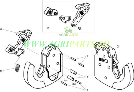 Set reparatie carlig tiranti categoria 3 standard [1]