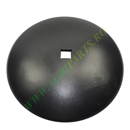 Piese disc - Taler disc neted concav diametru 460 mm patrat 30 mm