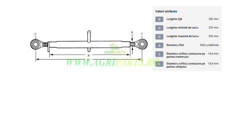 Tirant central standard 250-M24 categoria 1/1 [1]