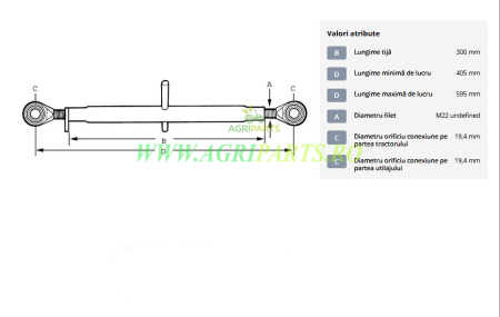 Tirant central standard 300, M22 categoria 1/1 [1]