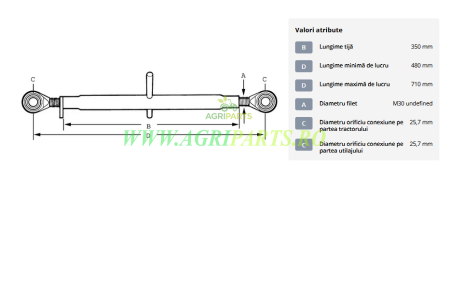 Tirant central standard 350-M30 categoria 2/2 [1]