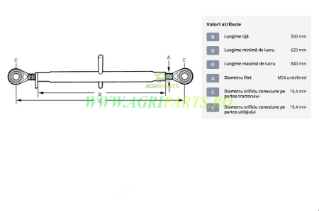 Tirant central standard 500-M24 categoria 1/1 [1]
