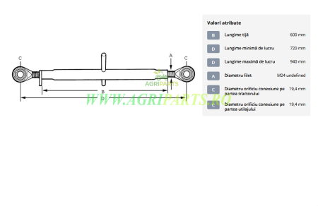 Tirant central standard 600-M24 categoria 1/1 [1]