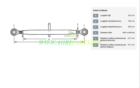 Tirant central standard 620-M40 categoria 2/2 [1]