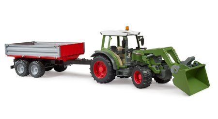 Tractor Fendt 211 Vario cu remorca basculabila [1]