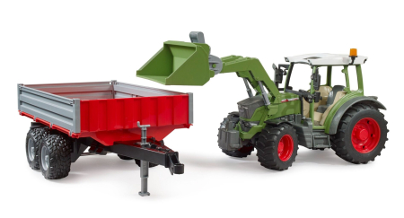 Tractor Fendt 211 Vario cu remorca basculabila [3]