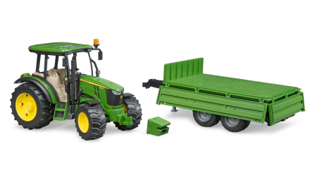 Tractor John Deere 5115M cu remorca basculabila - Bruder 2108 [3]