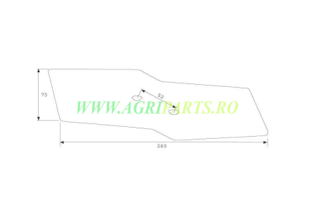 Varf brazdar stanga potrivit pentru Kuhn Huard - 622129 [2]