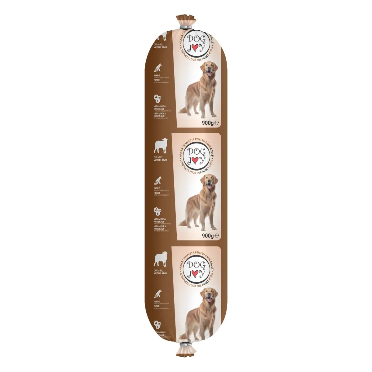 Hrana umeda - Hrana umeda caini adulti DOG JOY miel salam 900g