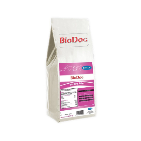 FIGARO & BIO - hrana-uscata-pui-caine-BIODOG-PUPPY-MINI-junior-20kg-AgriUrsan