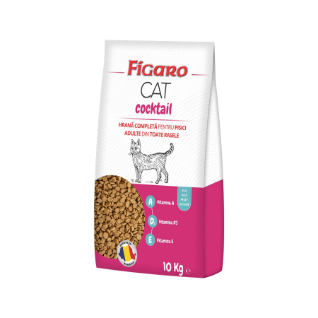 FIGARO & BIO - hrana-uscata-pisici-FIGARO-CAT-COCKTAIL-mix-arome-10kg-AgriUrsan