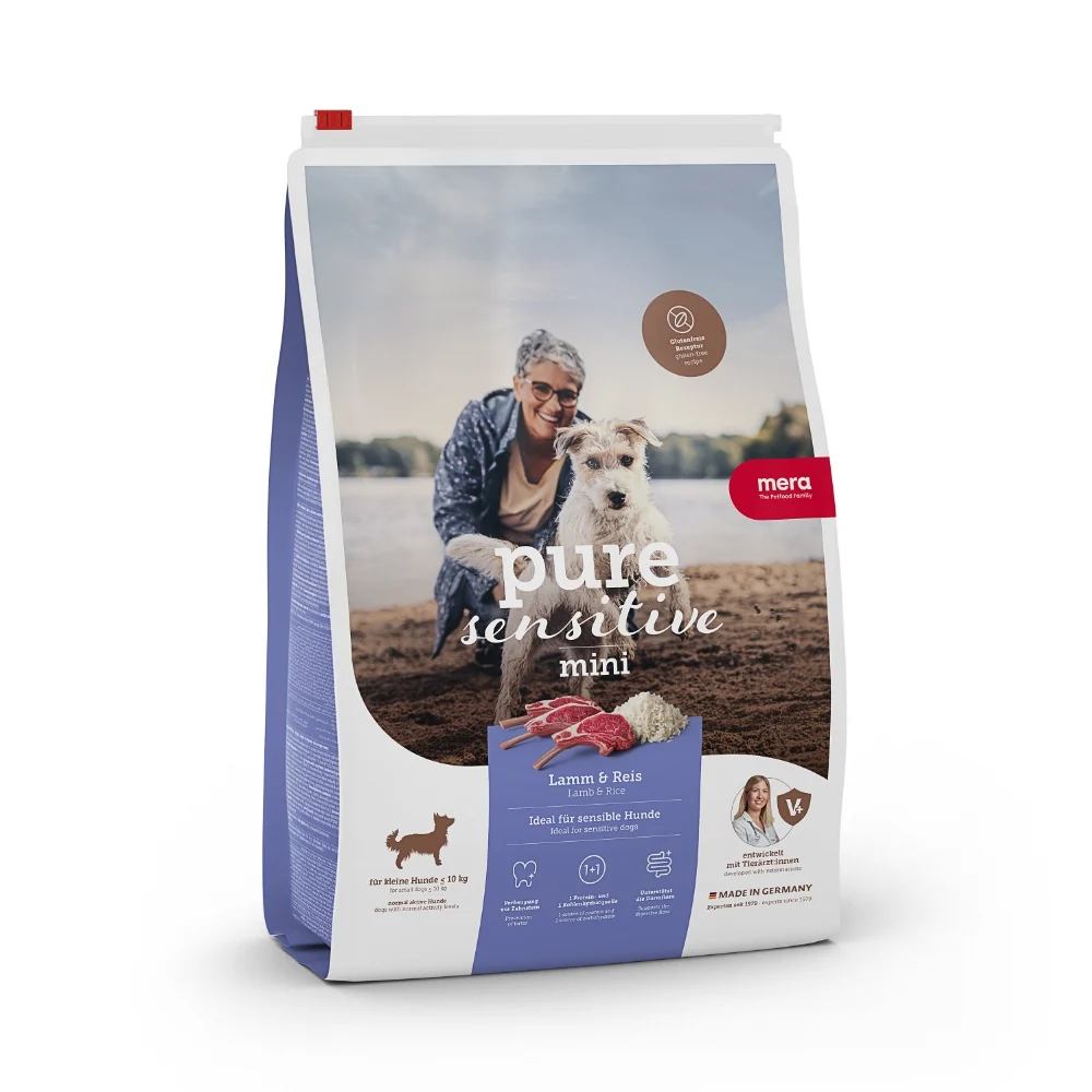 CAINI - MERA Pure Sensitive Mini Miel și Orez 4 kg