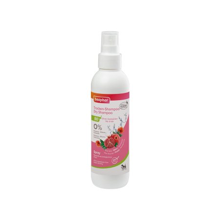 PRODUSE DE VARA - Sampon-Bio-Uscat-caini-si-pisici-BEAPHAR-Curatare-rapida-fara-clatire-200ml-AgriUrsan-1