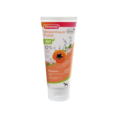 PRODUSE DE VARA - Sampon-caini-BIO-PUPPY-Beaphar-Ingrijire-Delicata-pentru-catelusi-200ml-AgriUrsan-1