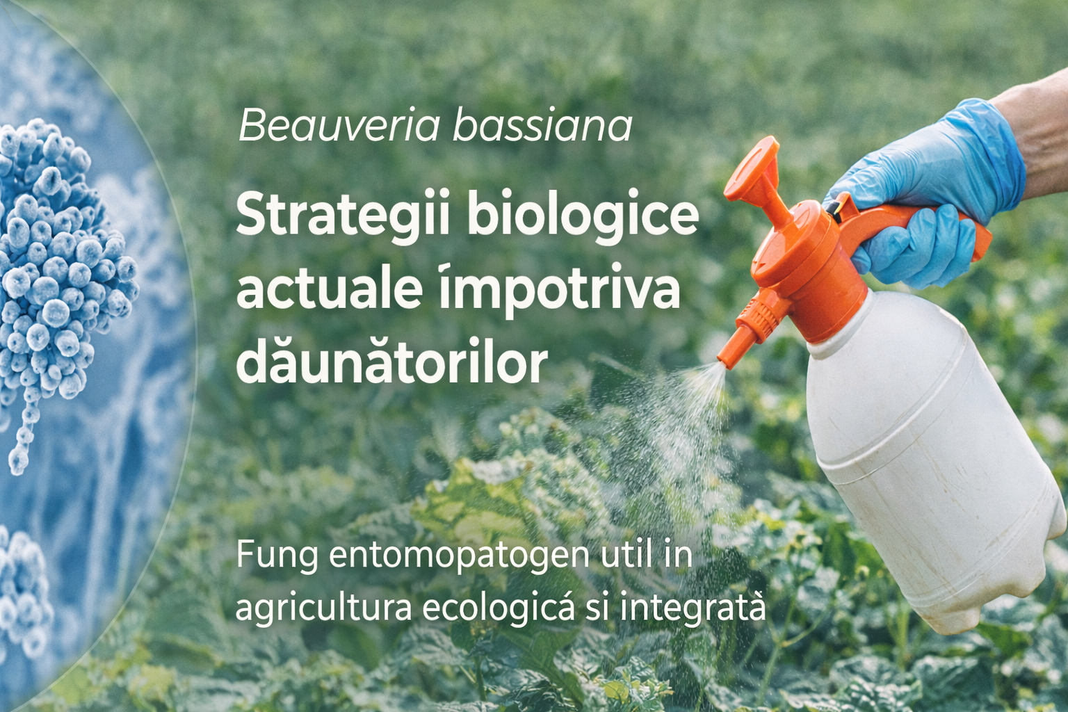 Controlul biologic al dăunătorilor cu fungi entomopatogeni