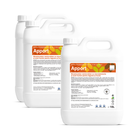% Promoții - (2+1 GRATIS) APPORT – Biostimulator nemicrobian pentru legume si fructe