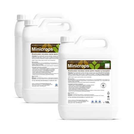 % Promoții - (2+1 GRATIS) MINICROPS, Agent de inradacinare si transplantare pentru rasaduri (CHRD)