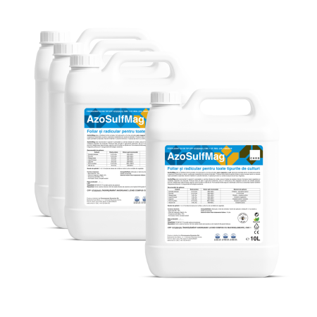 % Promoții - (3+1 GRATIS) AZOSULFMAG – Fertilizant lichid cu azot, magneziu si sulf (CHRD)