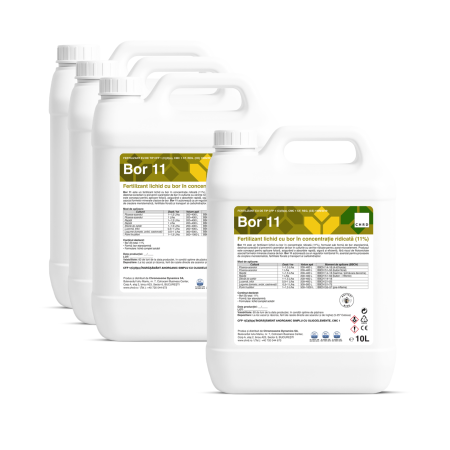 % Promoții - (3+1 GRATIS) BOR 11 – Fertilizant lichid cu bor 11% (CHRD)