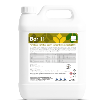Nutriție - BOR 11 fertilizant lichid cu bor 11%
