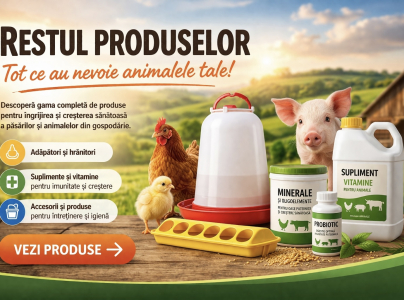 Tot ce ai nevoie pentru animalele tale, într-un singur loc