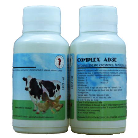 Aditivi furajeri - Complex vitamina AD3E (supliment lichid)