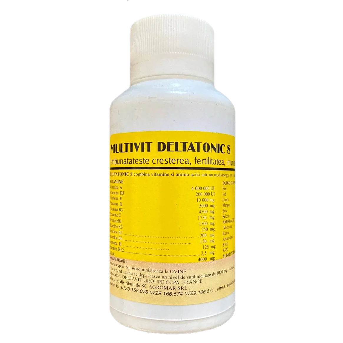 Aditivi furajeri - Multivit deltatonic S (supliment lichid)