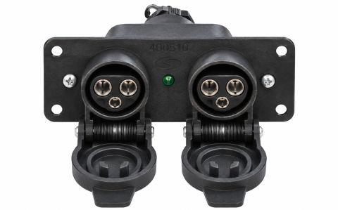Cablu alimentare multiplu 2 prize 12V 25A 3 pini [2]