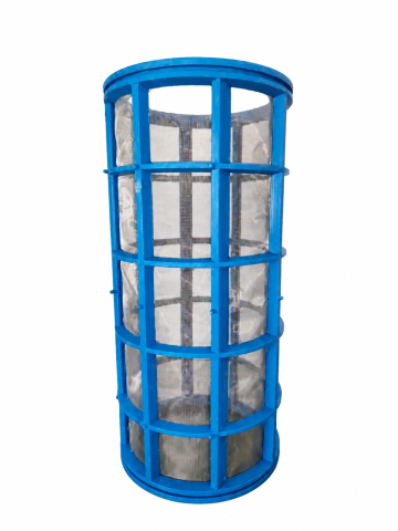 Site/filtre aspiratie/presiune/tronson erbicidatoare - Cartus filtrant albastru inox - sita filtru145,5 x321 50 mesh Geoline