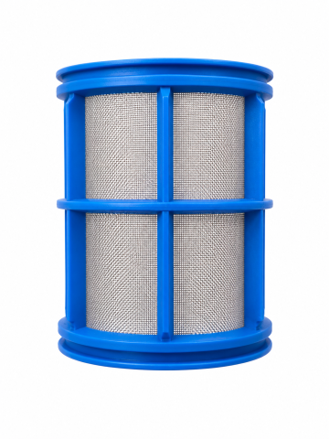Site/filtre aspiratie/presiune/tronson erbicidatoare - Cartus filtrant inox albastru -sita filtru  79x109 50 mesh - Geoline