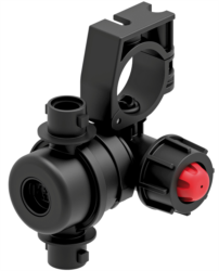 Port - duza - Corp dublu 1/2" cu stut D 10  mm Geoline