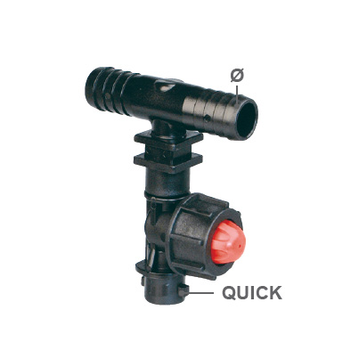 Corp duza - Corp simplu prindere furtun T 13 mm Geoline