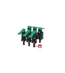Distribuitoare/ valve -electrice/manuale - Distribuitor manual modular 4 cai Geoline